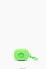 كو Bimba Y Lola حافظة airpods من السيليكون بشعار الماركة أخضر 24BTV4935 مُكَمِّلات