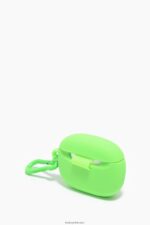 ⁦كو Bimba Y Lola حافظة airpods من السيليكون بشعار الماركة أخضر 24BTV4935 مُكَمِّلات⁩ - الصورة ⁦3⁩