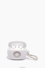 ⁦كو Bimba Y Lola حافظة airpods من السيليكون بشعار الماركة رمادي داكن 24BTV4937 مُكَمِّلات⁩ - الصورة ⁦4⁩