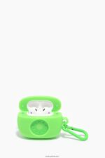 ⁦كو Bimba Y Lola حافظة airpods من السيليكون بشعار الماركة أخضر 24BTV4935 مُكَمِّلات⁩ - الصورة ⁦4⁩