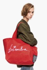 ⁦كو Bimba Y Lola حقيبة المتسوق النايلون أحمر 24BTV4123 مُكَمِّلات⁩ - الصورة ⁦2⁩