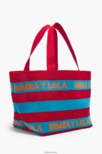 كو Bimba Y Lola حقيبة تسوق متماسكة أحمر 24BTV4126 مُكَمِّلات