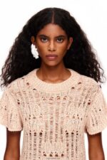 ⁦كو Bimba Y Lola سترة مخرمة رمل 24BTV4355 ملابس⁩ - الصورة ⁦5⁩