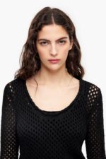 ⁦كو Bimba Y Lola سترة مفتوحة متماسكة أسود 24BTV4387 ملابس⁩ - الصورة ⁦4⁩