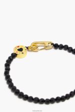 ⁦كو Bimba Y Lola سوار كريستال بشعار رفيع أسود 24BTV4672 مُكَمِّلات⁩ - الصورة ⁦3⁩