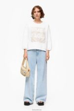 ⁦كو Bimba Y Lola سويت شيرت بطبعة شعار الماركة عاج 24BTV4503 ملابس⁩ - الصورة ⁦6⁩