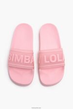 ⁦كو Bimba Y Lola شبشب بشعار الماركة لون القرنفل 24BTV4592 القدم⁩ - الصورة ⁦5⁩