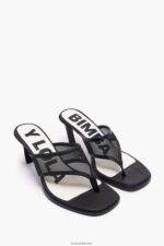 ⁦كو Bimba Y Lola صندل كعب شبكي أسود 24BTV4586 القدم⁩ - الصورة ⁦3⁩