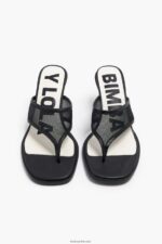 ⁦كو Bimba Y Lola صندل كعب شبكي أسود 24BTV4586 القدم⁩ - الصورة ⁦5⁩