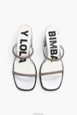 ⁦كو Bimba Y Lola صندل كعب فضة 24BTV4576 القدم⁩ - الصورة ⁦5⁩