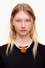 ⁦كو Bimba Y Lola عقد من اللؤلؤ البرتقالي النيون 24BTV4794 مُكَمِّلات⁩ - الصورة ⁦2⁩