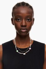 ⁦كو Bimba Y Lola عقد من اللؤلؤ الكريستال متعدد الألوان 24BTV4790 مُكَمِّلات⁩ - الصورة ⁦2⁩