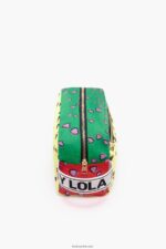 ⁦كو Bimba Y Lola علبة مكياج كبيرة مستطيلة الشكل مطبوع عليها قلوب أصفر 24BTV41086 مُكَمِّلات⁩ - الصورة ⁦2⁩