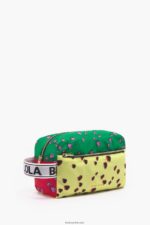 كو Bimba Y Lola علبة مكياج كبيرة مستطيلة الشكل مطبوع عليها قلوب أصفر 24BTV41086 مُكَمِّلات