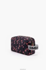 ⁦كو Bimba Y Lola علبة مكياج كبيرة مستطيلة الشكل مطبوع عليها قلوب أسود 24BTV41087 مُكَمِّلات⁩ - الصورة ⁦4⁩
