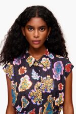 ⁦كو Bimba Y Lola فستان طويل البحر الأسماك أسود 24BTV4176 ملابس⁩ - الصورة ⁦4⁩
