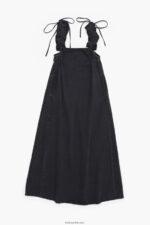 كو Bimba Y Lola فستان من قماش الدنيم أسود 24BTV4542 ملابس
