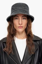 ⁦كو Bimba Y Lola قبعة دلو مغسولة أسود 24BTV4856 مُكَمِّلات⁩ - الصورة ⁦2⁩