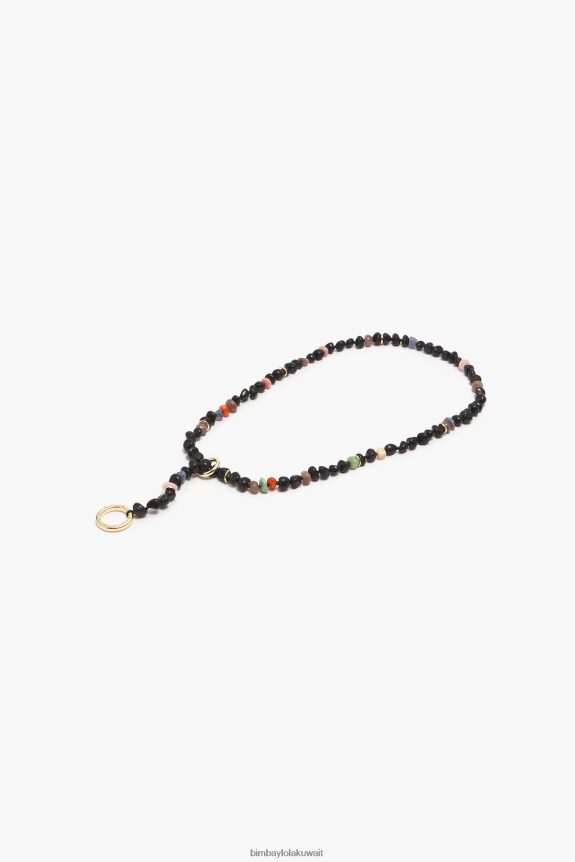 ⁦كو Bimba Y Lola قلادة طويلة من الأحجار أسود 24BTV4768 مُكَمِّلات⁩ - الصورة ⁦5⁩