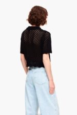 ⁦كو Bimba Y Lola كارديجان كروشيه أسود 24BTV4359 ملابس⁩ - الصورة ⁦2⁩