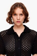 ⁦كو Bimba Y Lola كارديجان كروشيه أسود 24BTV4359 ملابس⁩ - الصورة ⁦3⁩