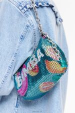 ⁦كو Bimba Y Lola كيس أسطواني شبكي من مزيج الموز زبرجد 24BTV4143 مُكَمِّلات⁩ - الصورة ⁦2⁩