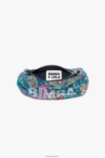 ⁦كو Bimba Y Lola كيس أسطواني شبكي من مزيج الموز زبرجد 24BTV4143 مُكَمِّلات⁩ - الصورة ⁦4⁩