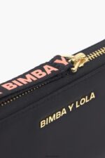 ⁦كو Bimba Y Lola محفظة كتاب نايلون أسود 24BTV41072 مُكَمِّلات⁩ - الصورة ⁦2⁩