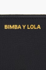 ⁦كو Bimba Y Lola محفظة نقود معدنية مستطيلة من الجلد أسود 24BTV4991 مُكَمِّلات⁩ - الصورة ⁦4⁩