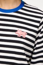 ⁦كو Bimba Y Lola مخطط تي شيرت أسود 24BTV4251 ملابس⁩ - الصورة ⁦4⁩